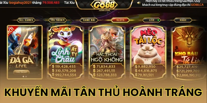 Khuyến mãi tân thủ hoành tráng