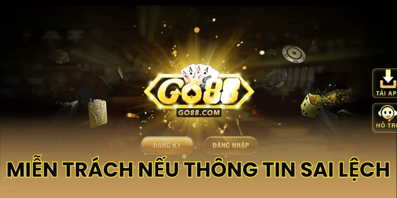 Miễn trách nếu thông tin sai lệch